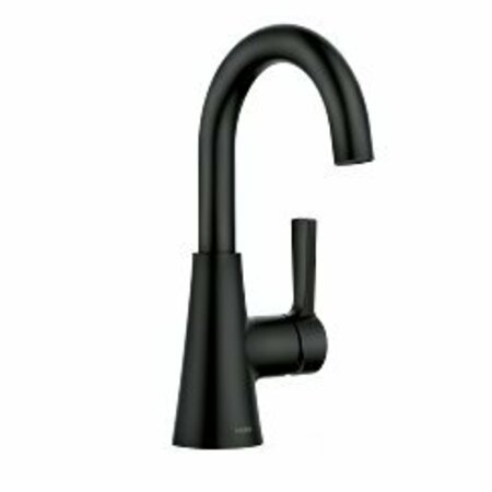 MOEN Mikah One-Handle High Arc Bathroom Faucet in Matte Black 84310BL